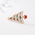 thumbnail image 5 of Color Rhinestone Christmas Tree Brooch Cute Plant Brooch Pin Jewelry Christmas Accessories Dress Sweater Accessories, 5 of 6