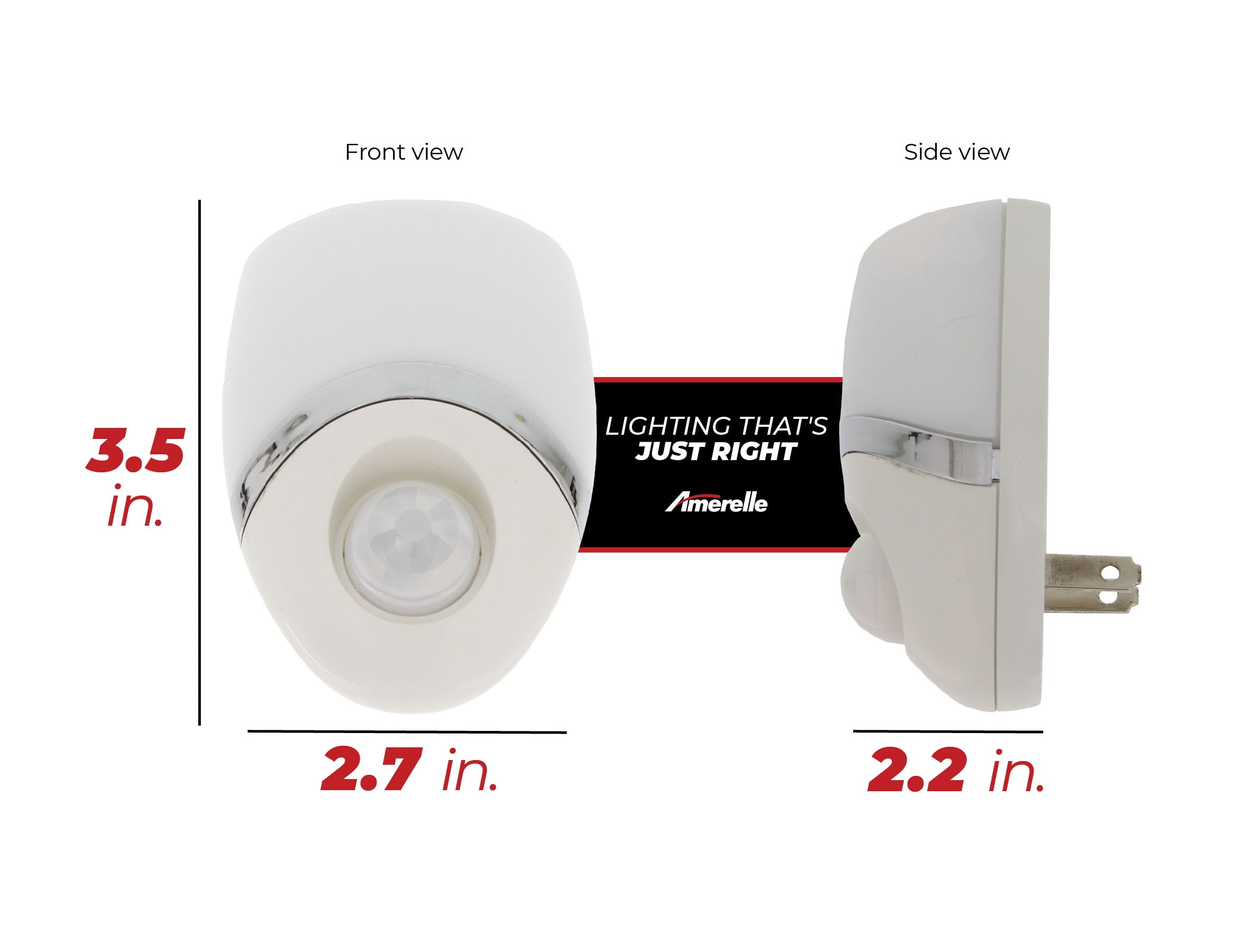 Amertac Westek 73092CC LED Night Light Motion Sensor White