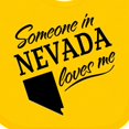 thumbnail image 4 of Inktastic Someone in Nevada Loves Me Boys or Girls Baby Bib, 4 of 4