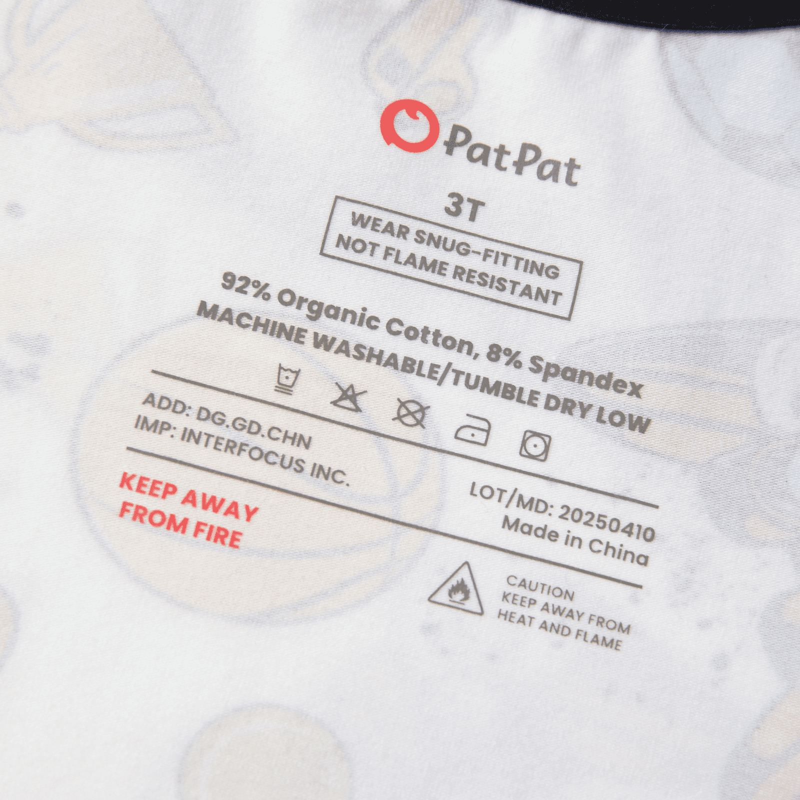 PATPAT 4-Pieces Baby Pajama Sets with Organic Cotton, Snug fit Pjs for Girls Boys Toddler Kids, Supersoft & Stretchy Sleeper