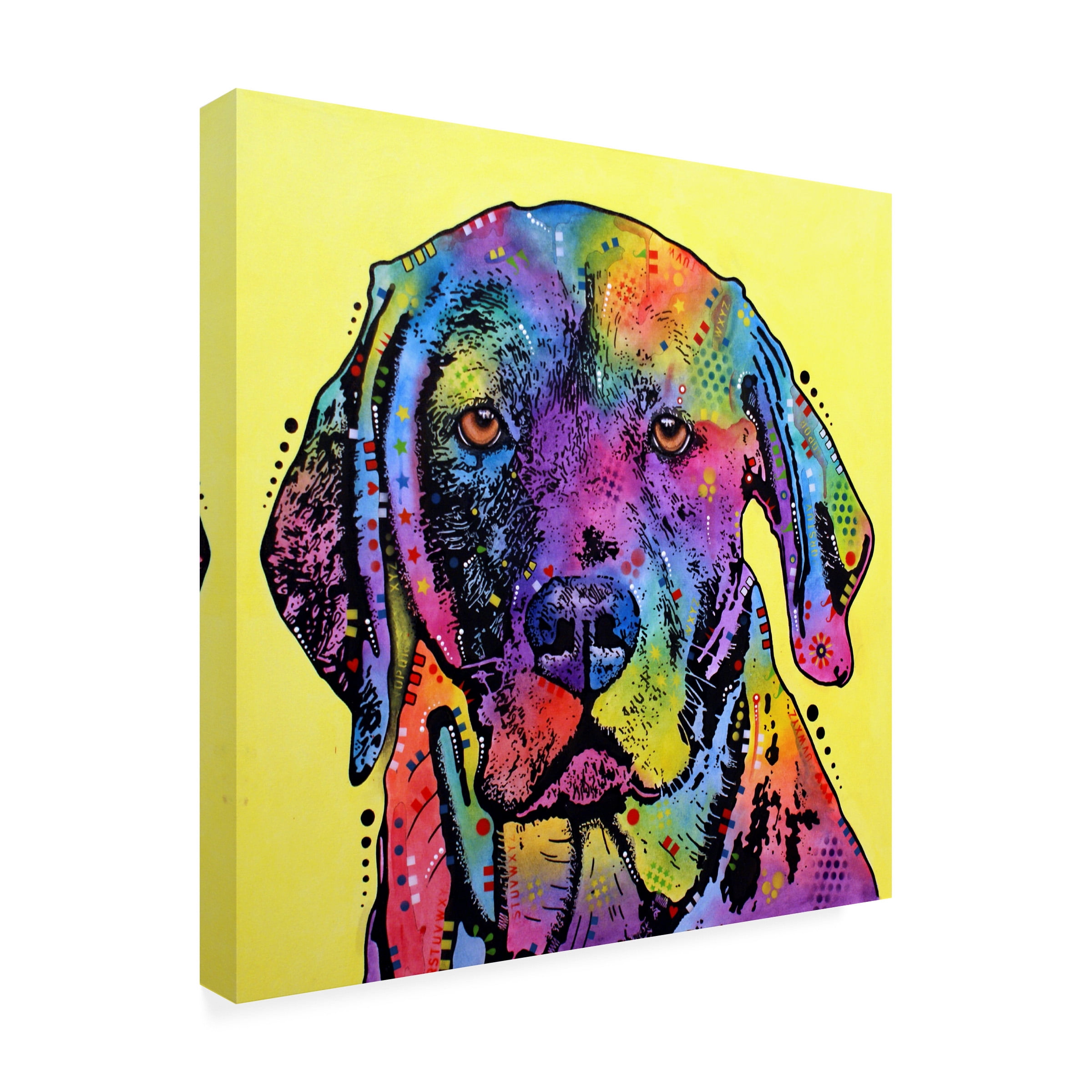 Dean Russo 'Fixate Labrador' Outdoor Canvas