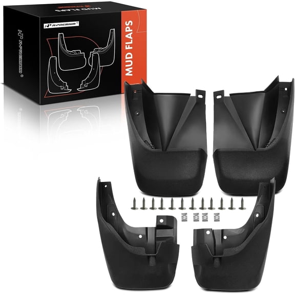 A-Premium Set of 4PCS Mud Flaps Splash Guards Mudflaps Mudguards with ...