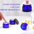 thumbnail image 4 of Frascos de vidrio Domensi de 30 ml con tapas, 100 unidades, para cosméticos, 1 onza, 4 of 7