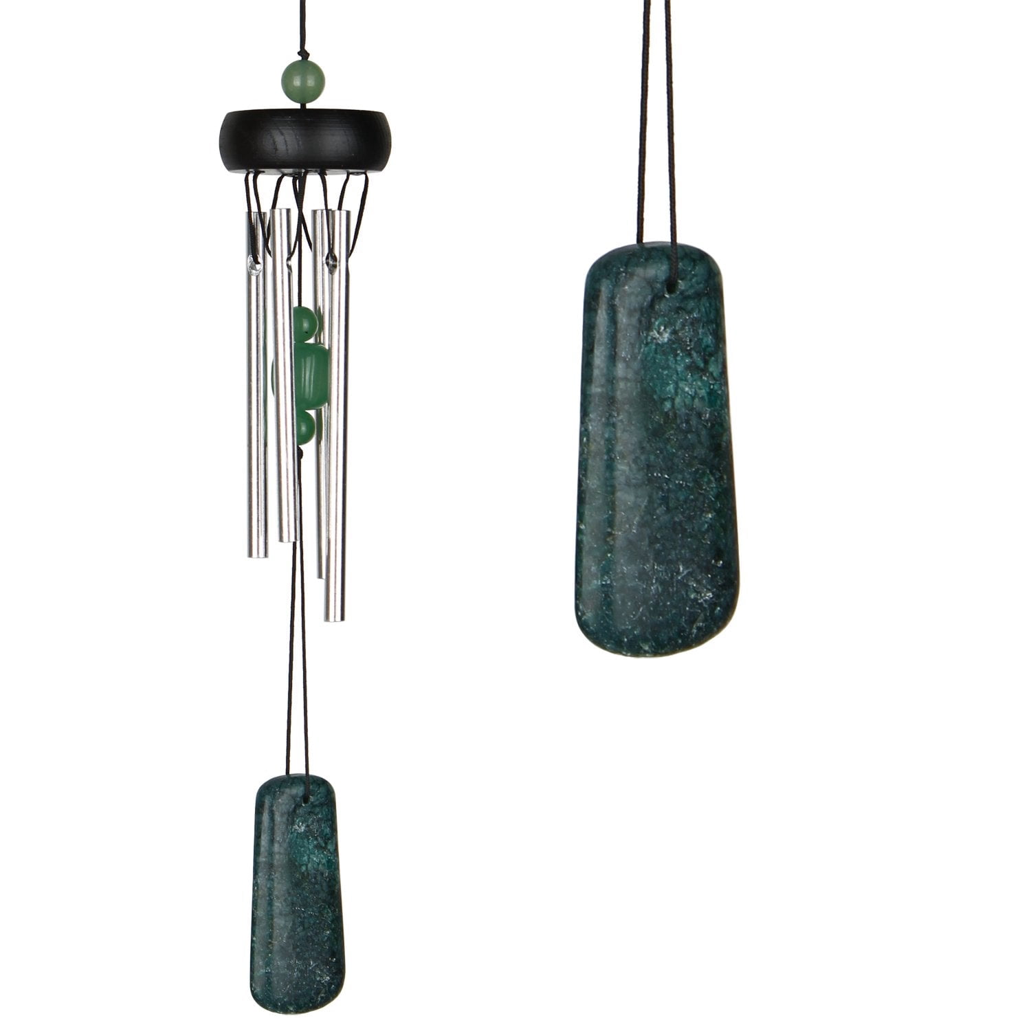 Woodstock Windchimes Precious Stones Chimes Jade, Wind Chimes For Outside, Wind Chimes For Garden, Patio, and Outdoor Décor, 12"L