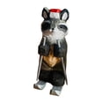 thumbnail image 1 of Figura de animal tallada a mano, pequeña decoración de mesa, artesanía, adorno de escritorio en miniatura, pequeña escultura de esquí para oficina y Mapache, 1 of 8