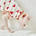 thumbnail image 2 of UOSIA Sphynx Cat Clothes Thin Hairless Cat Pajamas Cotton Cat Coat Vest, 2 of 6
