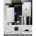 thumbnail image 4 of KOMI for iPad Pro 11 Inch Case (4th/3rd Generation,2022/2021),Slim Trifold Hard PC Back Shell Protective Smart Cover Case for iPad Pro 11 Inch 4th Genation with Auto Wake/Sleep, 4 of 9