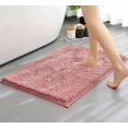thumbnail image 3 of Bathroom Rug Non Slip Bath Mat Water Absorbent Super Soft Shaggy Chenille Machine Washable Dry Extra Thick Perfect Absorbant Best, 3 of 5