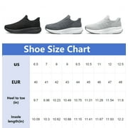 UUYOUNI Mens Slip on Walking Shoes Non Slip Gym Workout Shoes Breathable Mesh Walking Mens Sneakers