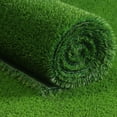 thumbnail image 2 of Césped de césped artificial, tapete de césped sintético realista de 0.8 pulgadas, paisaje de césped de jardín para interiores y exteriores para mascotas, alfombra de césped falso con orifici, 2 of 5