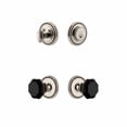 thumbnail image 4 of Grandeur Soleil Rosette Single Cylinder Knob Combo Pack with Lyon Knob and matching Deadbolt, 4 of 6