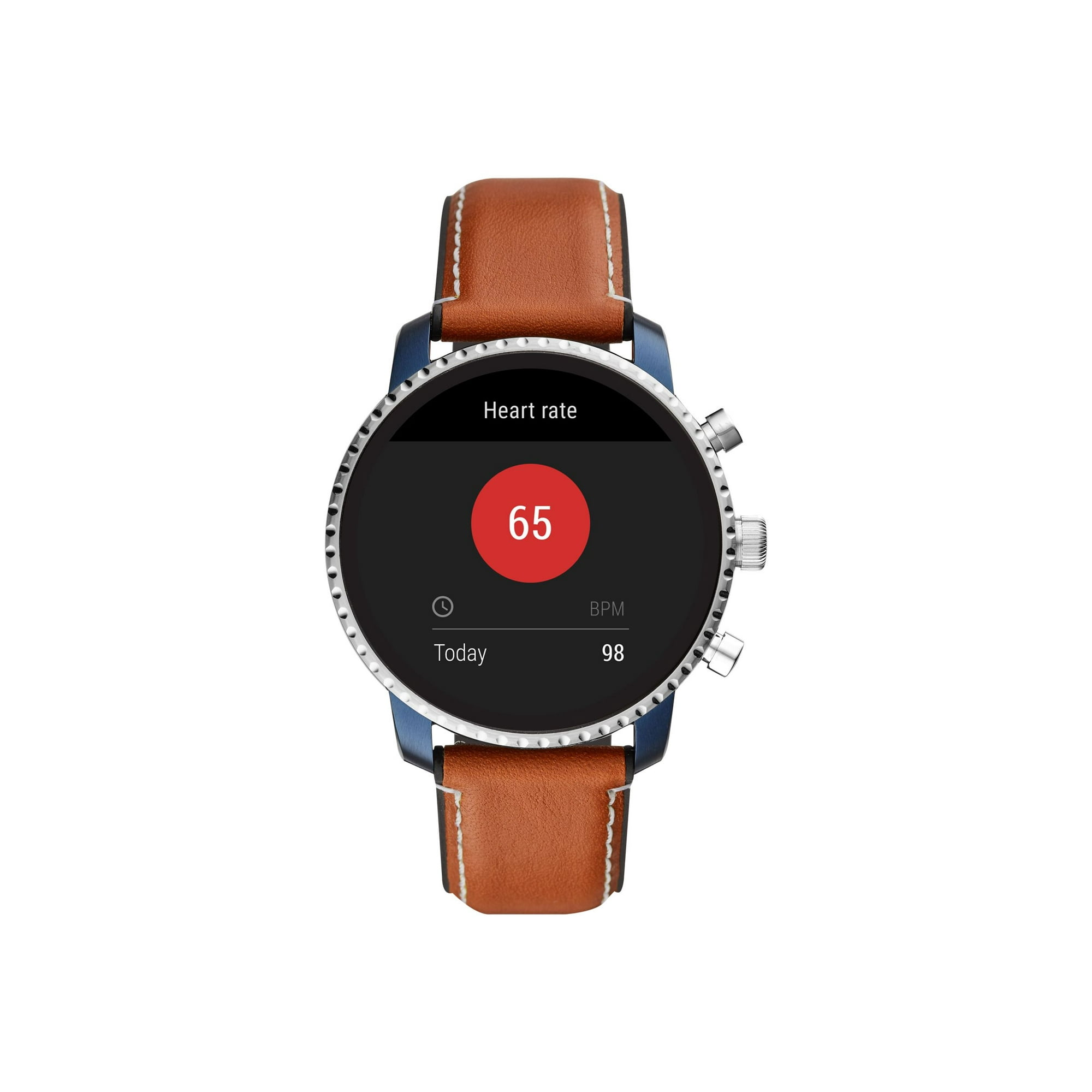Fossil Leather Touchscreen Smartwatch Model FTW4016 Walmart