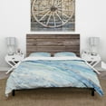 thumbnail image 2 of Designart 'Blue Silver Spring I' Farmhouse Duvet Cover Set, 2 of 4
