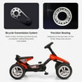 thumbnail image 5 of Kids Go Kart, 4-Wheel Pedal Powered Ride On Racer Car for Kids, Boys, Girls, Aged 3-8, 5 of 5