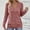 *Pink, variant on Coorders Women's Plus Size Tunic Tops, V Neck Casual Blouses Buttons Side Long Sleeve Fall Shirts,Army Green,Size XXL