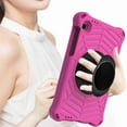 thumbnail image 7 of Galaxy Tab A7 Lite 8.7" 2021 Case, Heavy Duty Rugged Shockproof Case with Adjustable Hand Strap, Carrying Shoulder Strap, Rotating Kickstand for Samsung Tab A7 Lite 8.7" SM-T220 SM-T225 2021, Rose, 7 of 7