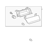 Genuine OE Toyota Glove Box Door - 55511-47041-B0