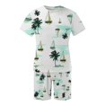 thumbnail image 2 of Vedolay Summer Short Sets Mens Shorts Sets 2 Piece Outfits Vacation Casual Two Piece Outfits Sets,Gray XL, 2 of 3