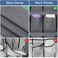 thumbnail image 2 of Scidweet Over The Door Shoe Organizer, 28 Large Fabric Pockets Hanging Shoe Rack Closet Organizer for Home and Dorm (Gray), 2 of 6