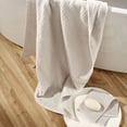 thumbnail image 3 of Uchino Waffle Twist Bath Towel Linen , Cotton, 3 of 7