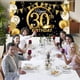 thumbnail image 1 of Cartel de tela extragrande con letrero dorado y negro para decoración de fiesta de cumpleaños, telón de fondo para fotomatón de aniversario, suministros para fiesta de cumpleaños, 7, 1 of 5
