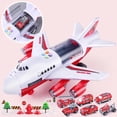 thumbnail image 3 of Aviones de juguete con coches de aleación, juguetes para niños, canción, música, avión, tobogán, modelo de avión para niños pequeños, niñas, niños, extinción de incendios Baoblaze Juguetes de avión, 3 of 8