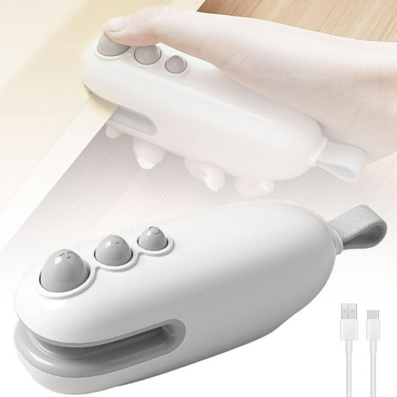 Mini Bag Sealer with Cutter, USB Rechargeable for Plastic Bags