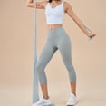thumbnail image 3 of Sevpuikl Women's high waist capri leggings Tummy Control Butt Lifting Soft Elastic for Yoga Running Cycling Fitness(Grey,M), 3 of 7