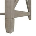 thumbnail image 4 of Scranton & Co Engineered Wood Writing Desk with X Pattern in Washed Gray, 4 of 7