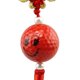 thumbnail image 3 of Sonrisa Cara Nudo Chino Borla Larga Fengshui Decoración Coche Colgante Bolsas Accesorio / rojo, 3 of 8