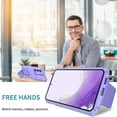 thumbnail image 5 of for Samsung Galaxy S23 Case with Slide Camera Cover, [Military Drop Protection] [Snug Touch] Hard Back and Soft Edge Phone Case with Stereo Bracket for Samsung Galaxy S23 6.1" LTT Purple, 5 of 18