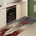 thumbnail image 3 of 2x6 FT Kitchen Runner Rugs Non Skid Washable, Faux Wool Rug Runners for Hallways Bathroom Carpet Runner, Soft Indoor Modern Floor Rug for Entryway Laundry Room, 3 of 11