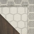 thumbnail image 6 of Nourison Twist Reversible 2' x 6' Grey Modern Rug, 6 of 9
