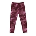 thumbnail image 5 of Odeerbi Kids Girls Leggings Camouflage Stretchy Tights Pants High Waist Camouflage Printed Pants Stretchy Soft Tights Kids Summer School Wearing Red, 5 of 5