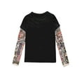 thumbnail image 1 of StylesILove Super Cool Unisex Kid Cotton T-shirt withk Mesh Tattoo Sleeve (110/4T, Black), 1 of 2