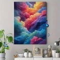 thumbnail image 4 of Qisvanset Abstract Watercolor Cloud Explosion Canvas Wall Art 15.75x11.81 Inches, 4 of 8
