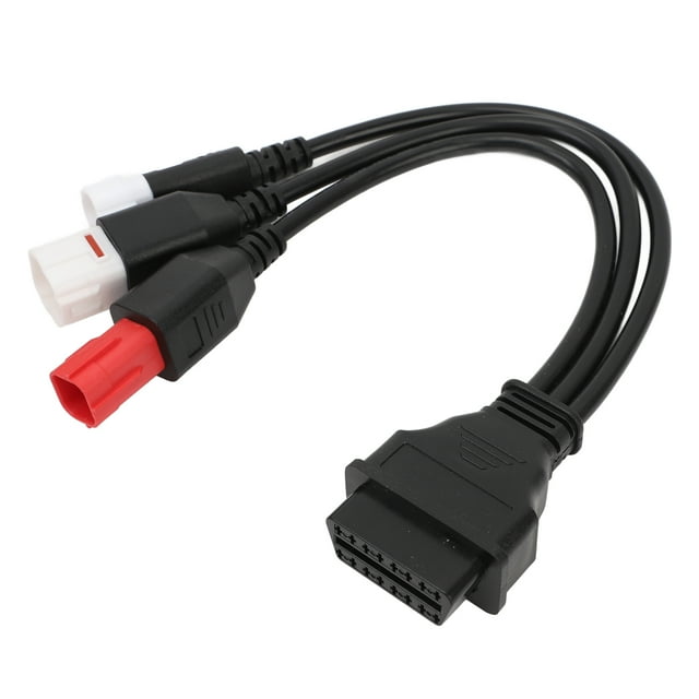 Motorcycle OBD Diagnostic Cable, Stable Connection Portable Fault Code Reader Adaptor for Tracer 900 GT