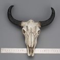 thumbnail image 2 of Injueey Cráneos de resina Cabeza de vaca Esqueleto duradero Resina epoxi Pared Animal exquisito para parrilla Restaurante Calavera Decoración Decoración, 2 of 6