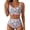 Red, variant on SHEWIN Women's Bikini Sets Floral Print Whip Stitch 2 Piece Swimsuits High Waisted Scoop Bathing Suits