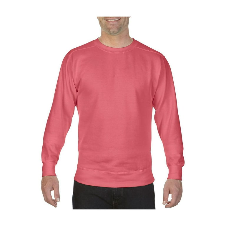 Comfort Colors Garment Dyed Sweatshirt 1566 Watermelon Size L