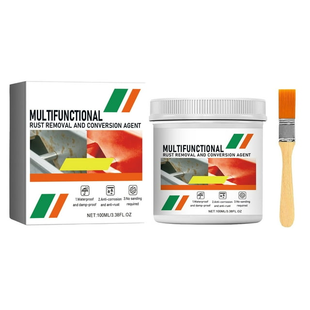WWW Sale Clearance 2025 Rust Remover Multi Purpose Preventer Multi Purpose Converter Rapid Prevention Waterborne Preventive Metal Paint Dry Metal Paint(100ml)