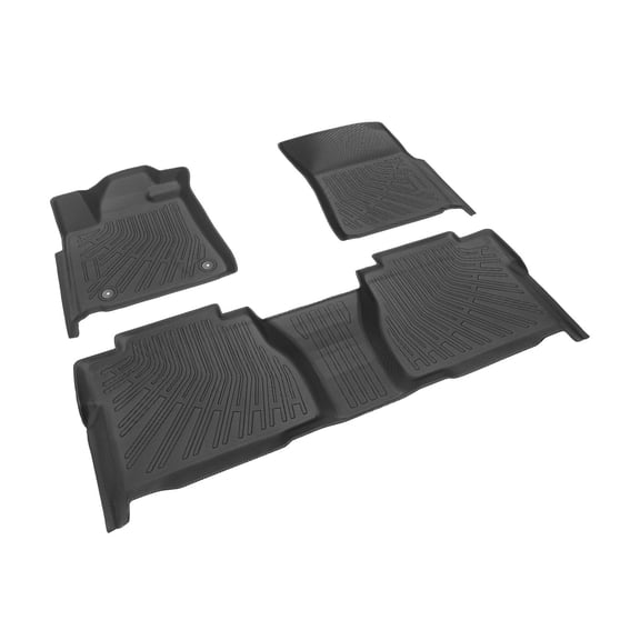 kimllier For Toyota Tundra Double Cab / CrewMax 2007-2011 TPE Floor Mats Liners