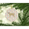 thumbnail image 2 of Singapura Cat Christmas Ceramic Ornament 2.8 in x 2.8 in, 2 of 3