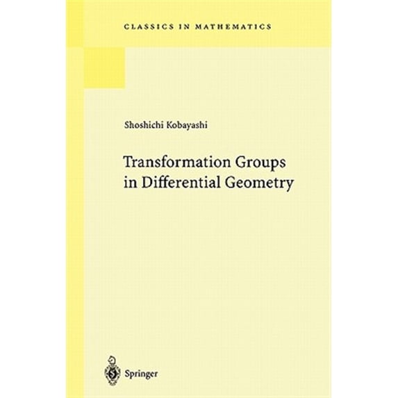 Pre-Owned Transformation Groups In Differential Geometry REPRINT
