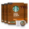 Starbucks Medium Roast K-Cup Coffee Pods — Pike Place Roast for Keurig Brewers — 4 boxes (96 pods total)
