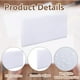 thumbnail image 4 of 2 láminas de plástico HDPE de alta densidad, 0,33" de espesor, tamaño 6" x 12", bloque de plástico sólido blanco, panel plano, materiales para bricolaje, 4 of 9
