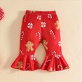 thumbnail image 6 of HCNTES Girls Clothes Newborn Baby Girls Outfits Girl Letter baby first christmas Romper Jumpsuit Bodysuit Bowknot Pants Set 0 3 6 9 12 18 Months Fall Winter Clothes, 6 of 6