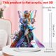 thumbnail image 5 of The Female Celestial With Wing 2D Flat Acrylic Home Bedroom Desktop Decoration, 5 of 8