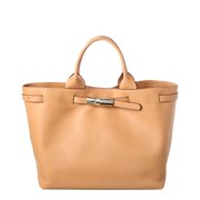 Longchamp Le Roseau Large Tote, Brown