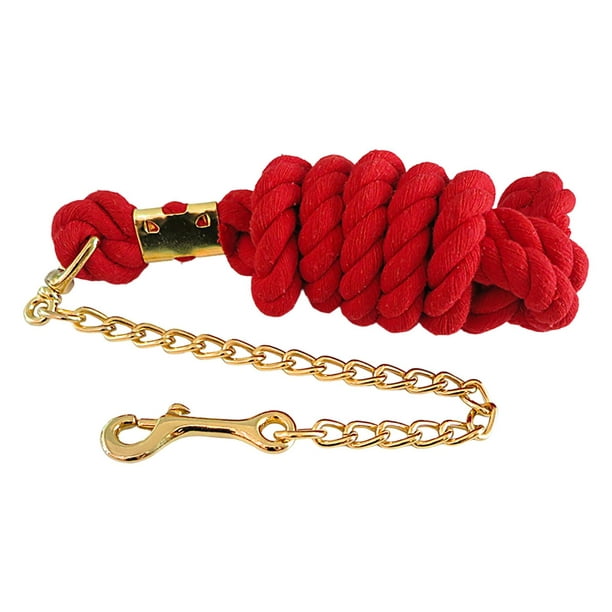 Braided Leading Rope with Accessory Practical Swivel Buckle Soft